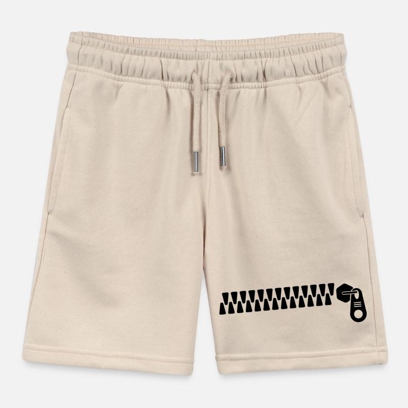 Fermeture éclair Short de jogging enfant bio Stanley/Stella