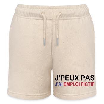 Ich kann nicht, ich habe einen fiktiven Job - Kinder Organic Joggingshorts Mini Bolter von Stanley/Stella - Natur - Vorne