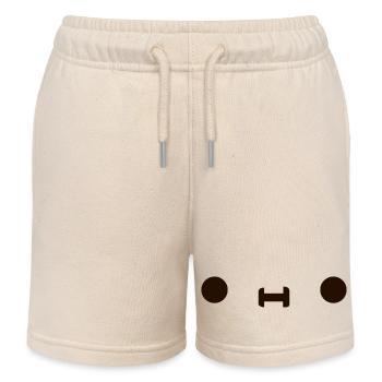 Smile - Kids Organic Sweat Shorts by Stanley/Stella - soft Ecru - Front