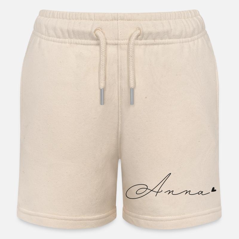 Nom Anna - Short de jogging enfant bio Stanley/Stella - écru doux