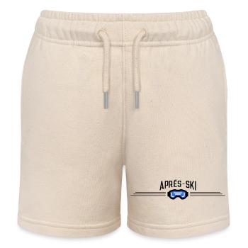 Après Ski Goggles - Kids Organic Sweat Shorts by Stanley/Stella - soft Ecru - Front