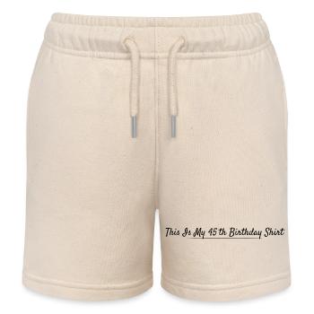 45-jähriges Jubiläum 45-jähriges Jubiläum - Kinder Organic Joggingshorts Mini Bolter von Stanley/Stella - Natur - Vorne