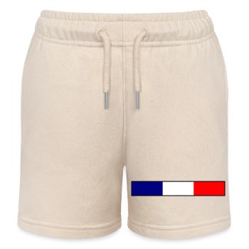 France - Kids Organic Sweat Shorts by Stanley/Stella - soft Ecru - Front