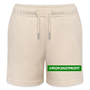People not profit - Kinder Organic Joggingshorts Mini Bolter von Stanley/Stella - Natur - Vorne