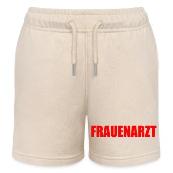 Frauenarzt - Kinder Organic Joggingshorts Mini Bolter von Stanley/Stella - Natur - Vorne