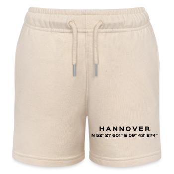 Hanovre - Short de jogging enfant bio Stanley/Stella - écru doux - Devant