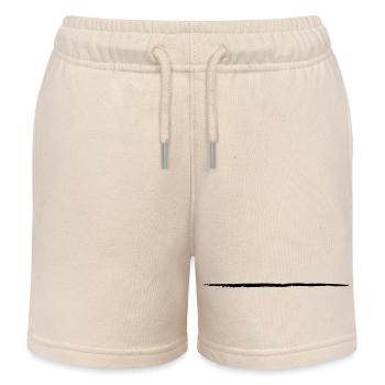rafraîchir ligne coup de pinceau raye la ligne color - Short de jogging enfant bio Stanley/Stella - écru doux - Devant