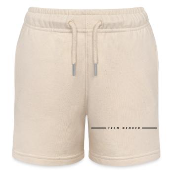 team_member_01- - Kids Organic Sweat Shorts by Stanley/Stella - soft Ecru - Front