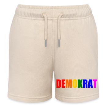 Demokrat - Kinder Organic Joggingshorts Mini Bolter von Stanley/Stella - Natur - Vorne