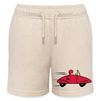 Auto Sportwagen schnell Frau Wagen - Kinder Organic Joggingshorts Mini Bolter von Stanley/Stella - Natur - Vorne