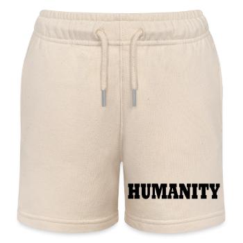 Humanity - Kids Organic Sweat Shorts by Stanley/Stella - soft Ecru - Front