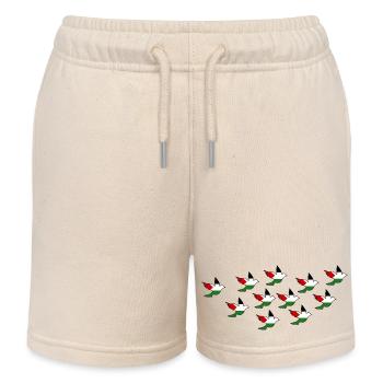 palestina - Kids Organic Sweat Shorts by Stanley/Stella - soft Ecru - Front