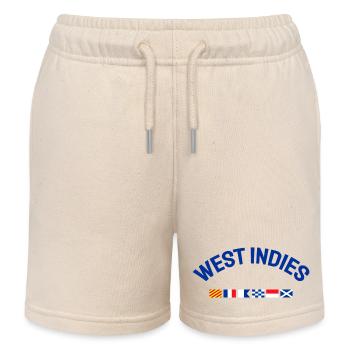 West Indies Flags - Karibik - Caribbean - Flaggen - Kids Organic Sweat Shorts by Stanley/Stella - soft Ecru - Front