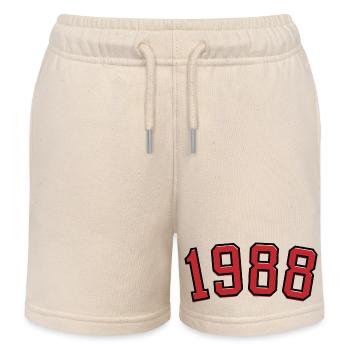 Sport Geburtsjahr 1988 - Kinder Organic Joggingshorts Mini Bolter von Stanley/Stella - Natur - Vorne