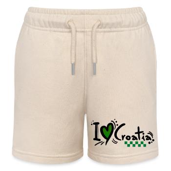 kroatien hrvatska kroatien hrv hr hr adria tourismus meer - Kinder Organic Joggingshorts Mini Bolter von Stanley/Stella - Natur - Vorne