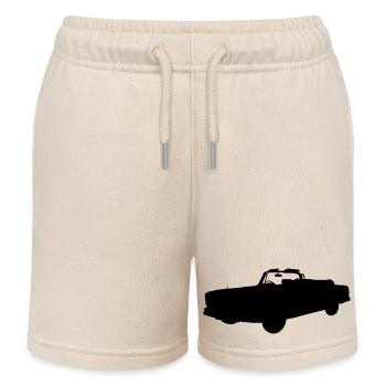 Oldtimercabrio - Kinder Organic Joggingshorts Mini Bolter von Stanley/Stella - Natur - Vorne