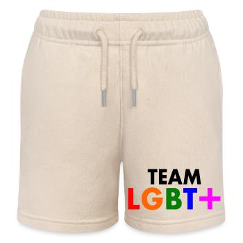 Lgbt - Short de jogging enfant bio Stanley/Stella - écru doux - Devant