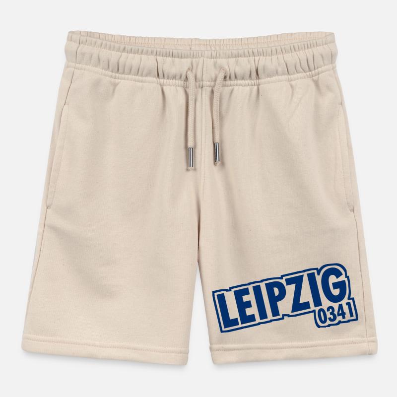 Leipzig - 0341 - Area Code - Saxony Kids Organic Sweat Shorts by Stanley/Stella