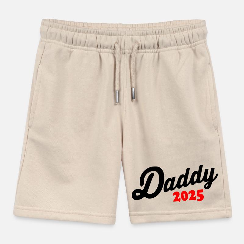 Daddy 2025 Kids Organic Sweat Shorts by Stanley/Stella