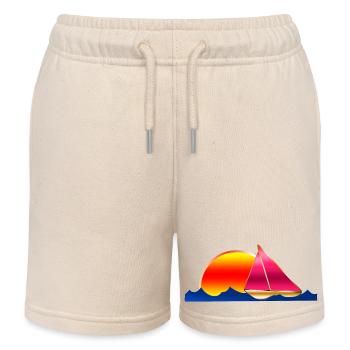 Sailing Yacht Sea Sun - Short de jogging enfant bio Stanley/Stella - écru doux - Devant