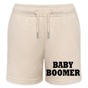 Baby boomer - Kinder Organic Joggingshorts Mini Bolter von Stanley/Stella - Natur - Vorne