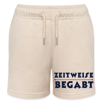 ZEITWEISE BEGABT - Kinder Organic Joggingshorts Mini Bolter von Stanley/Stella - Natur - Vorne