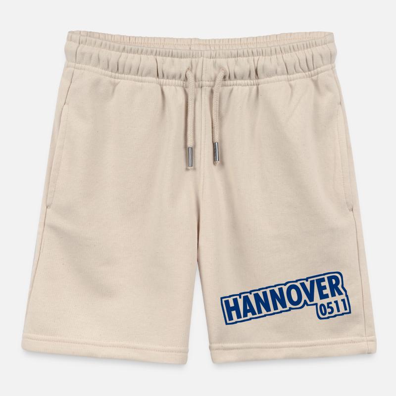 Hanover - 0511 - Area Code - Lower Saxony Kids Organic Sweat Shorts by Stanley/Stella