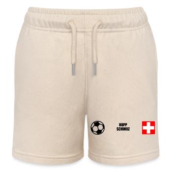 Switzerland - Kids Organic Sweat Shorts by Stanley/Stella - soft Ecru - Front