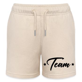 Team - Kinder Organic Joggingshorts Mini Bolter von Stanley/Stella - Natur - Vorne