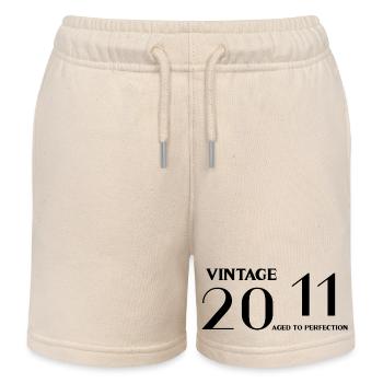 Vintage 2011 aged to perfection - Short de jogging enfant bio Stanley/Stella - écru doux - Devant