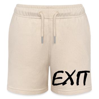 Exit - Kids Organic Sweat Shorts by Stanley/Stella - soft Ecru - Front
