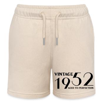 Vintage 1952 aged to perfection - Short de jogging enfant bio Stanley/Stella - écru doux - Devant
