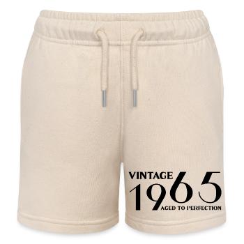 Vintage 1965 aged to perfection - Kids Organic Sweat Shorts by Stanley/Stella - soft Ecru - Front