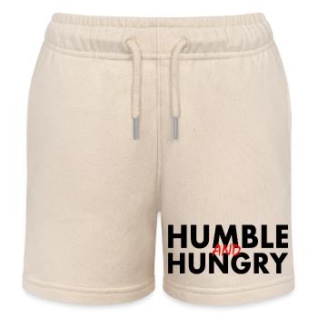 Humble and hungry - Kinder Organic Joggingshorts Mini Bolter von Stanley/Stella - Natur - Vorne