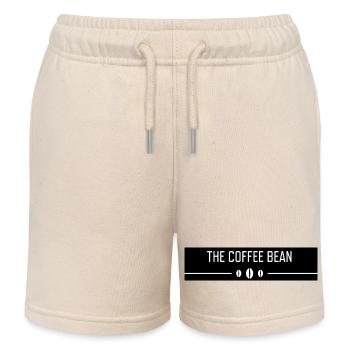 The Coffee Bean slogan - Kids Organic Sweat Shorts by Stanley/Stella - soft Ecru - Front