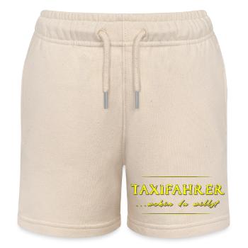 Taxifahrer Taxi Taxifahrerin - Kinder Organic Joggingshorts Mini Bolter von Stanley/Stella - Natur - Vorne