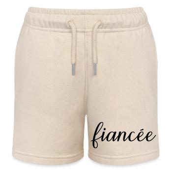 Verlobte Matching Verlobung Hochzeit Flitterwochen - Kinder Organic Joggingshorts Mini Bolter von Stanley/Stella - Natur - Vorne