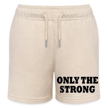 only the strong - Kinder Organic Joggingshorts Mini Bolter von Stanley/Stella - Natur - Vorne