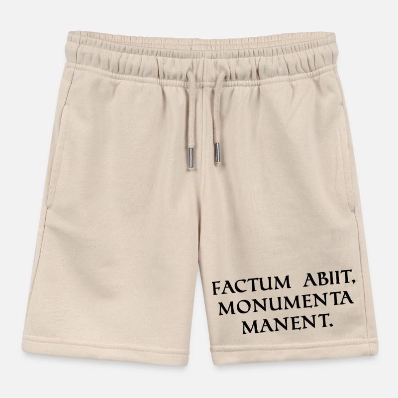 l’acte a disparu mais les monuments sont noirs Short de jogging enfant bio Stanley/Stella