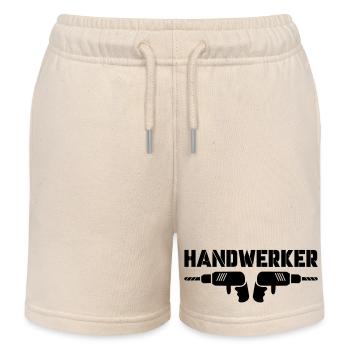 handwerker - Kinder Organic Joggingshorts Mini Bolter von Stanley/Stella - Natur - Vorne