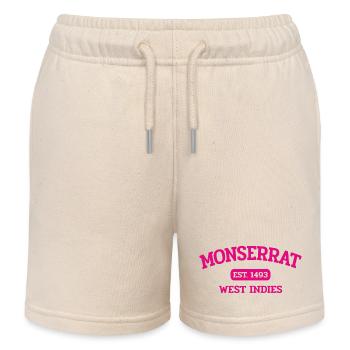 Monserrat - Plymouth - Karibik - West Indies - Kinder Organic Joggingshorts Mini Bolter von Stanley/Stella - Natur - Vorne