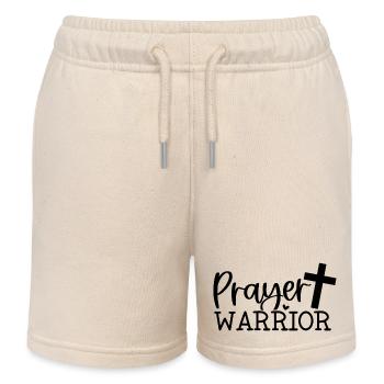 prayer warrior - Kinder Organic Joggingshorts Mini Bolter von Stanley/Stella - Natur - Vorne