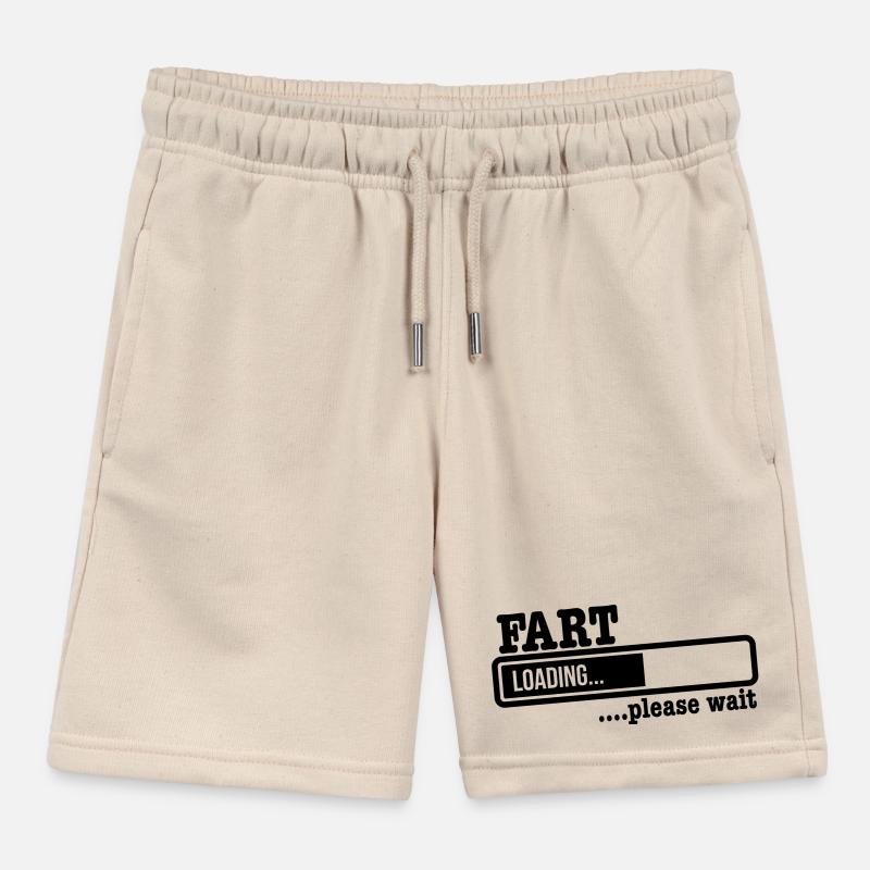 fart Kids Organic Sweat Shorts by Stanley/Stella