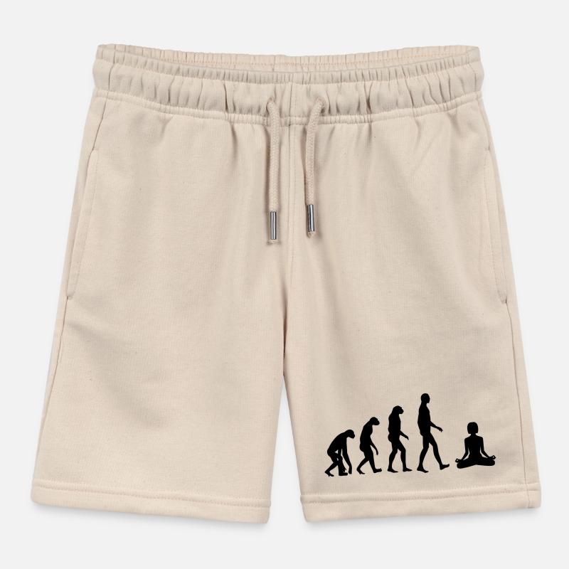 Yoga / Yogi / Buddhism / Buddhismus / Bouddhisme Kids Organic Sweat Shorts by Stanley/Stella