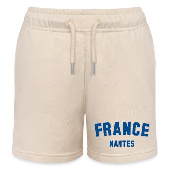 NANTES France Frankreich - Short de jogging enfant bio Stanley/Stella - écru doux - Devant