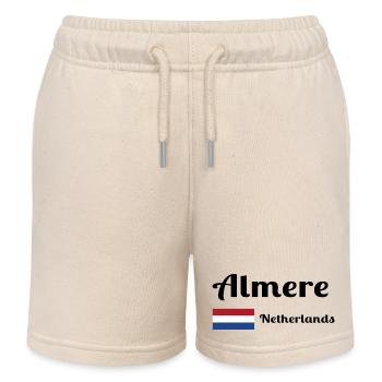 Almere Niederlande - Stilvolle Drucke - Kinder Organic Joggingshorts Mini Bolter von Stanley/Stella - Natur - Vorne