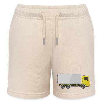 Camion de livraison de marchandises - Short de jogging enfant bio Stanley/Stella - écru doux - Devant