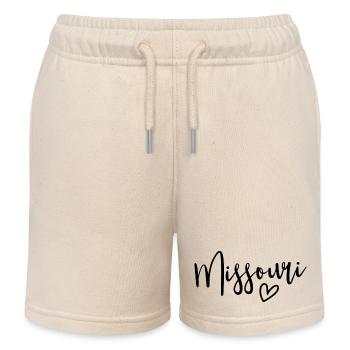 Missouri Heart Women’s Love Missouri - Short de jogging enfant bio Stanley/Stella - écru doux - Devant