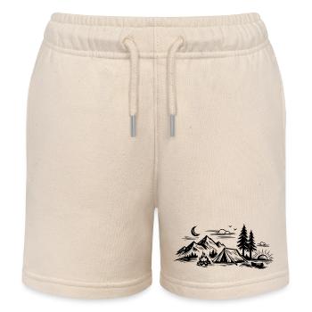 Camping Zelt - Kinder Organic Joggingshorts Mini Bolter von Stanley/Stella - Natur - Vorne