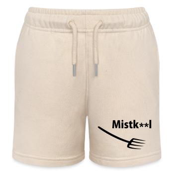 Hanovre - Short de jogging enfant bio Stanley/Stella - écru doux - Devant